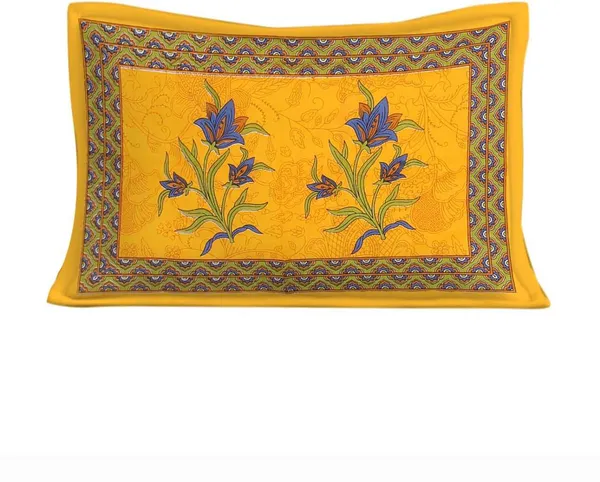 Jaipuri_Prints_Cotton_Single_Bedsheet_(Yellow)
